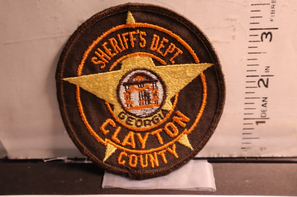 police patch   CLAYTON COUNTY SHERIFF    GEORGIA