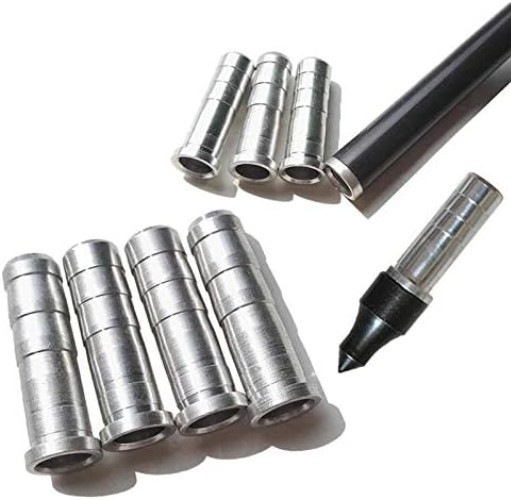12 High-Performance Arrow Inserts for Precision Archery - 6mm to 7.6mm