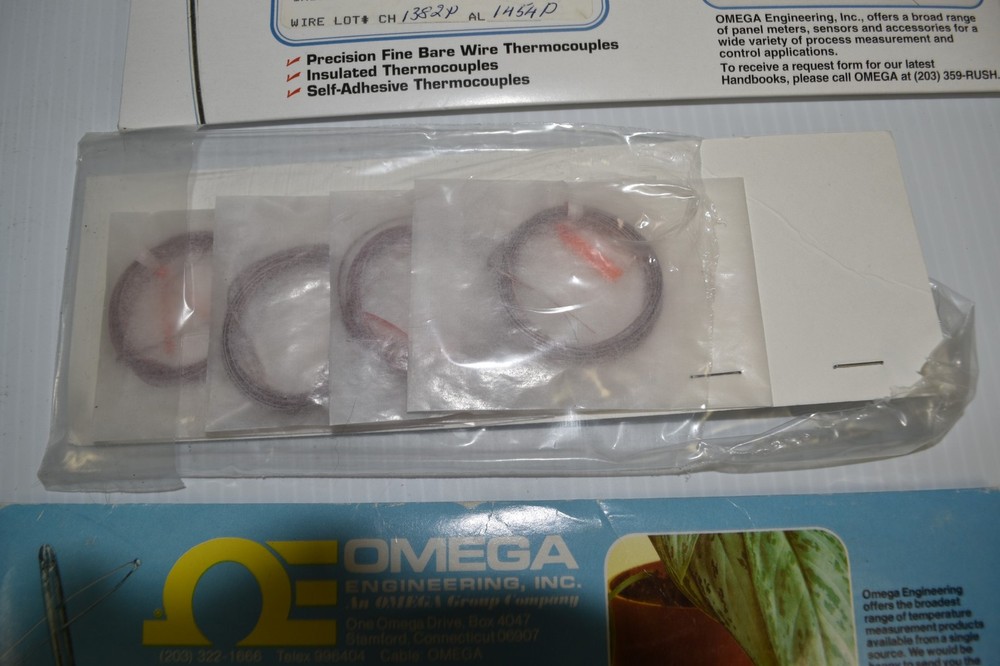 OMEGA ENGINEERING PRECISION FINE WIRE THERMOCOUPLES VARIOUS SIZES (LAT63)