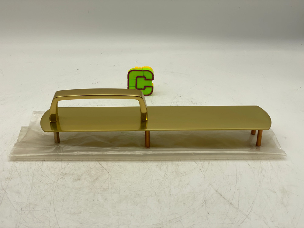 Von Duprin 990DT US3 Dummy Pull Trim Exit Device, Bright Polished Brass (Open Bo