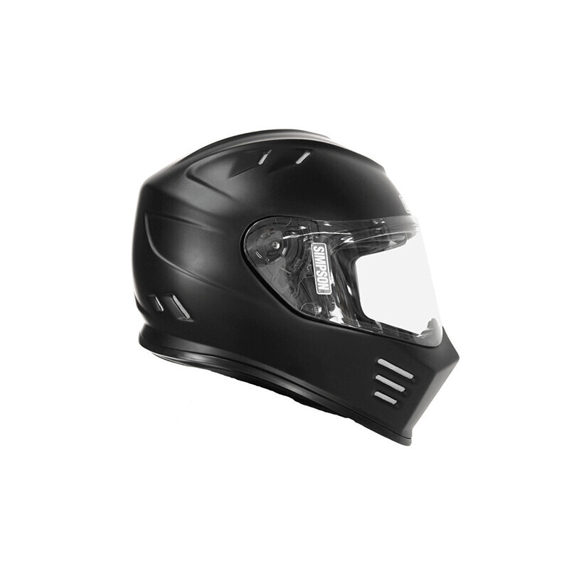 Simpson Helmet GBDL3; Ghost Bandit Large Full Face Flat Black DOT/ECE