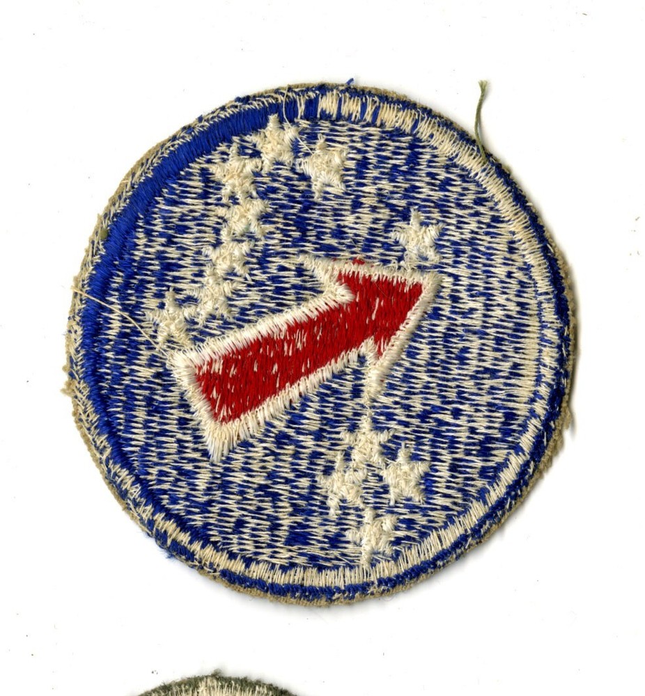 US Army Pacific Ocean Areas White Back Patch WWII Vintage