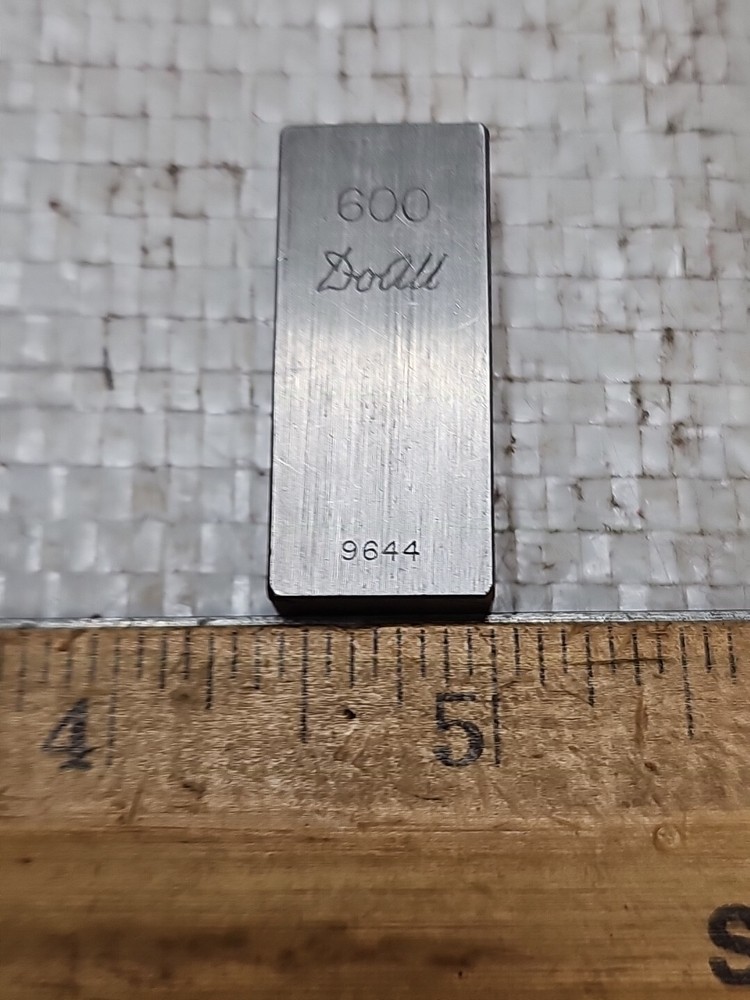 DoALL .600" RECTANGULAR GAGE BLOCK NO. 9644