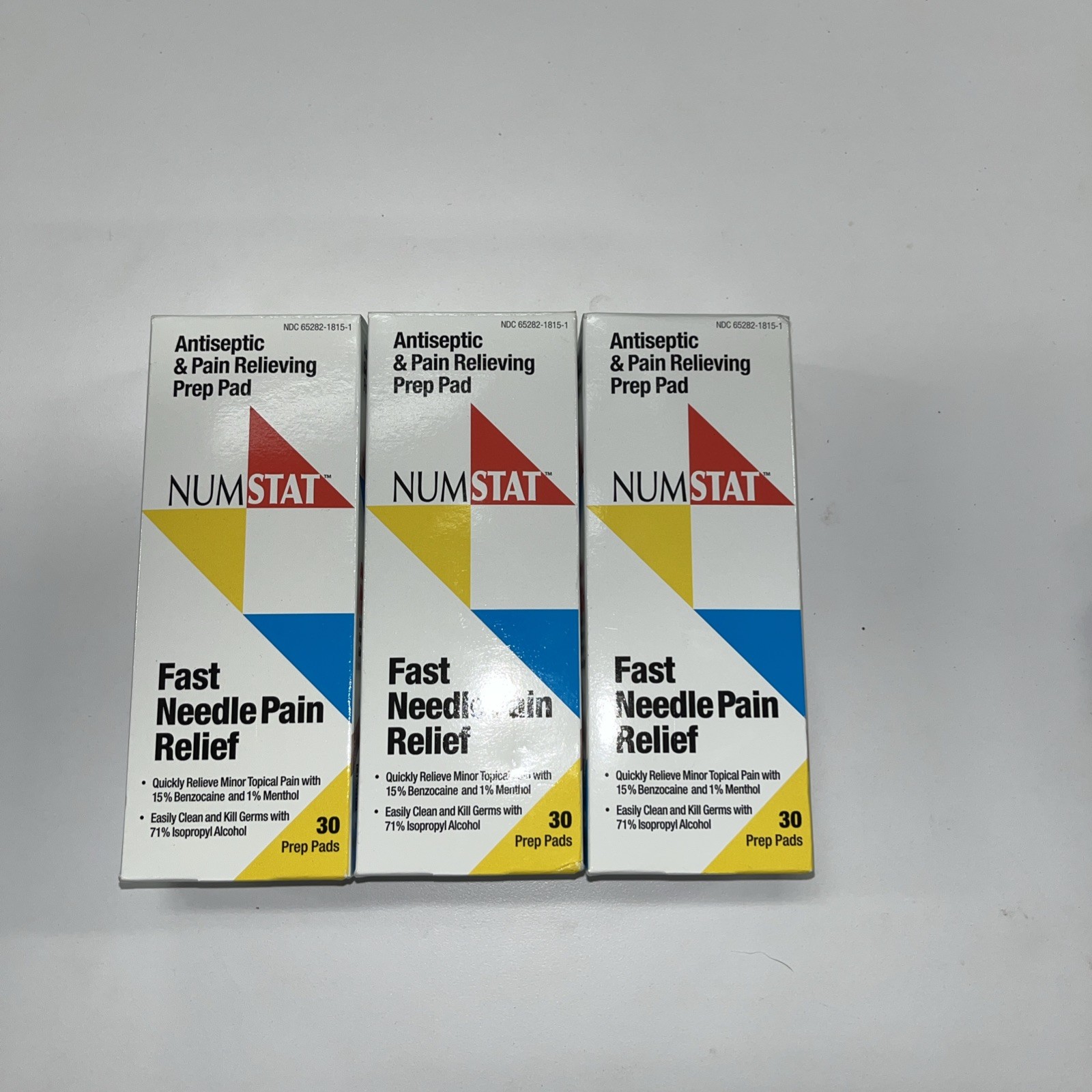 Antiseptic Numbing Wipes for Needle Pain Relief, 2-In-1 Formula Exp 8/26