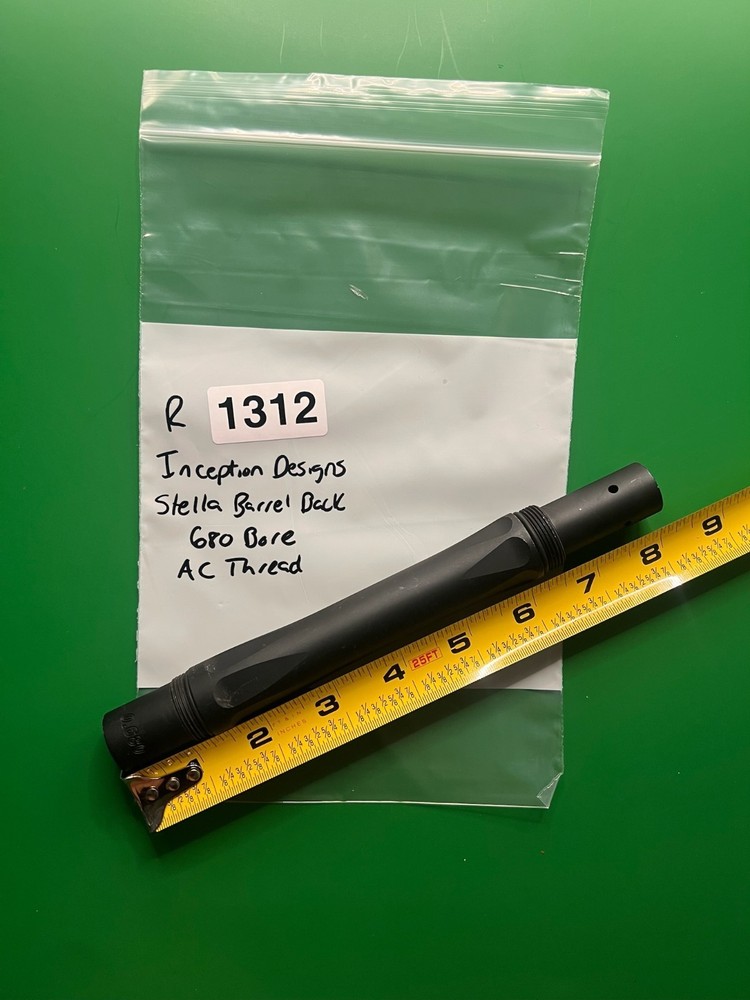 Inception Designs Stella Paintball Barrel Back 680 Bore AC Thread