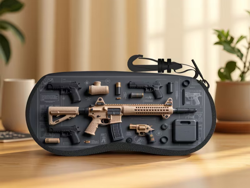 Tactical Glasses Pouch Soft Case Shockproof Sunglasses Case Protective Box