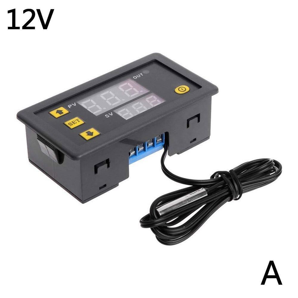 DC 12V 20A Digital Temperature Controller Switch Probe Thermostat Control F P5W3