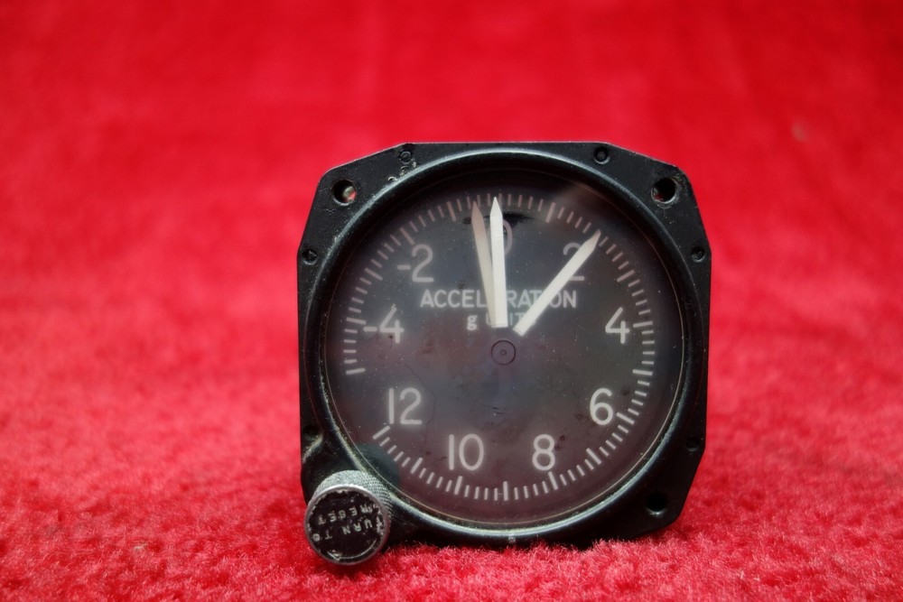 Aircraft Instruments Indicating Accelerometer PN 10-101