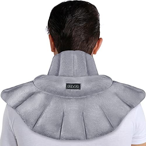 REVIX Microwavable Heating Pad for Neck Shoulders and Back,  Assorted Colors