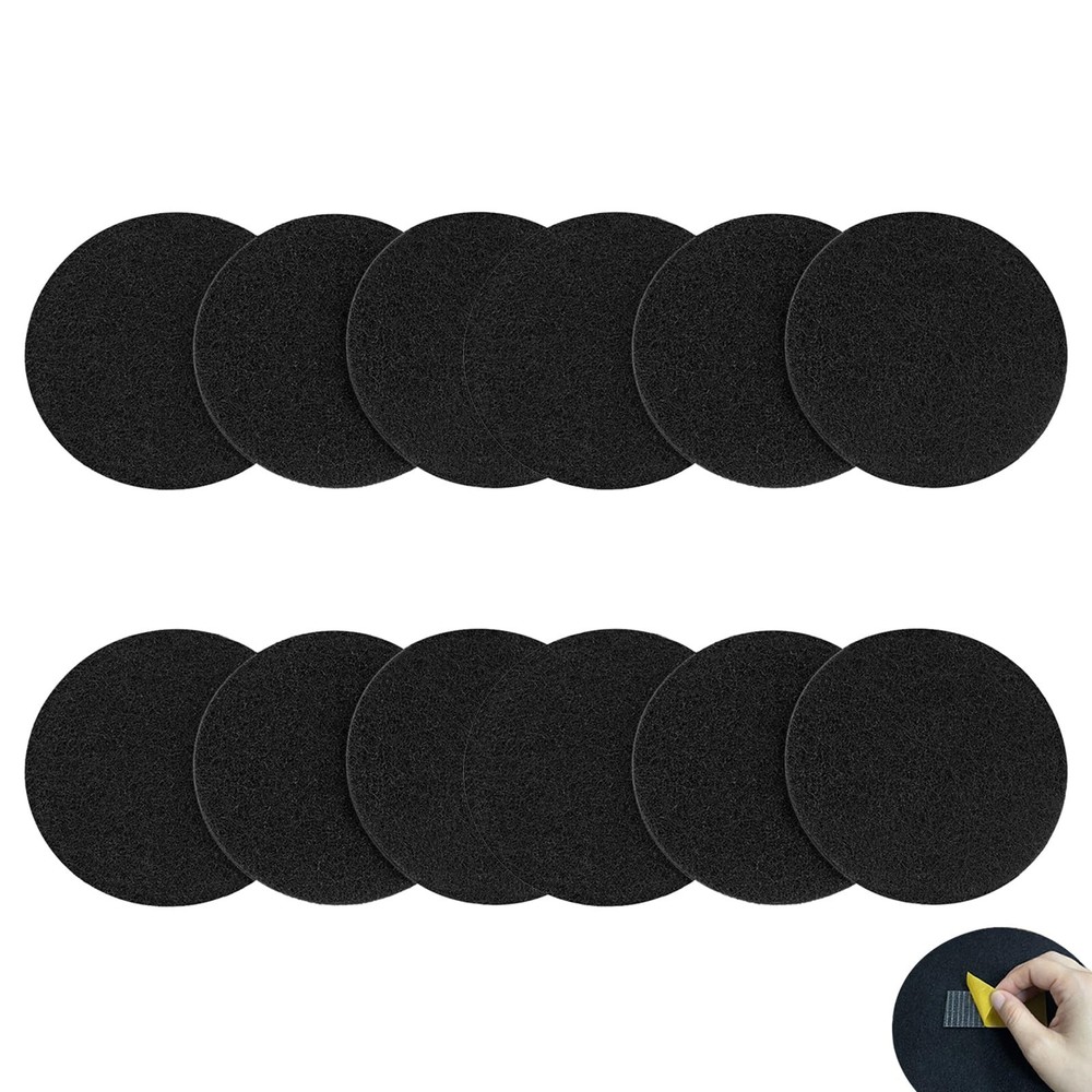 6.7 inch Kitchen Compost Bin Charcoal Filter Replacements, 12 Pack Compost Pa...
