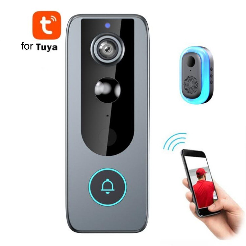 Smart Wireless Video Doorbell for TUYA with Motion Detection and Easy Setup
