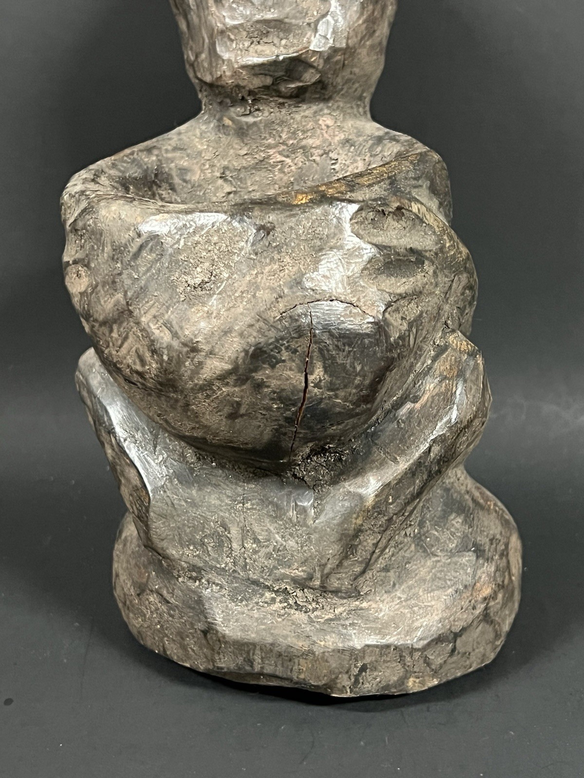 Ifugao Authentic Antique Seated Bulul Statue Circa 1900 Luzon Philippines