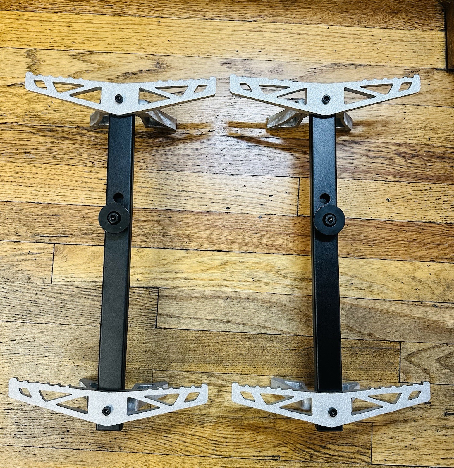 UllHUNT Lightweight Non-Slip Tree Climbing Sticks, Double Steps, Set of 2