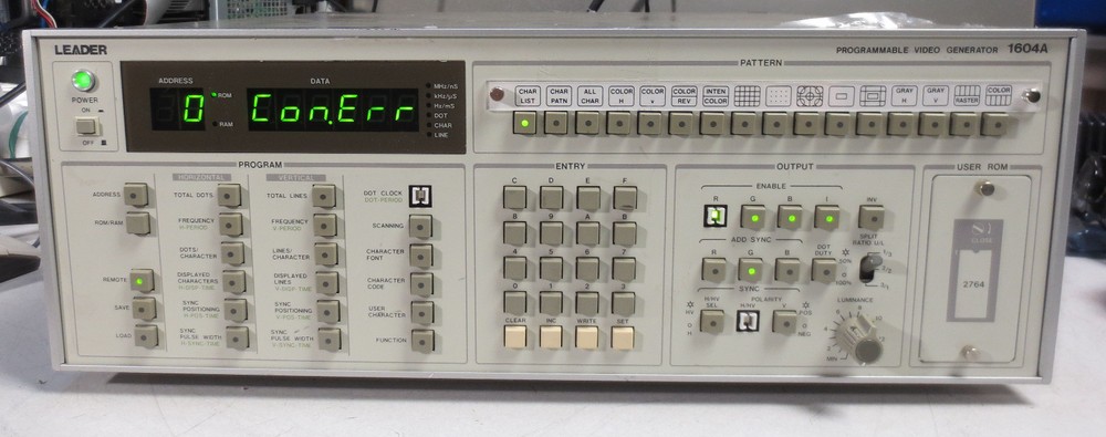 LEADER 1604A Programmable Video Generator