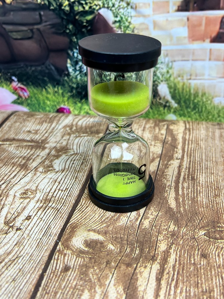 Happy Time Sand Glass 5 Minute Sand Timer