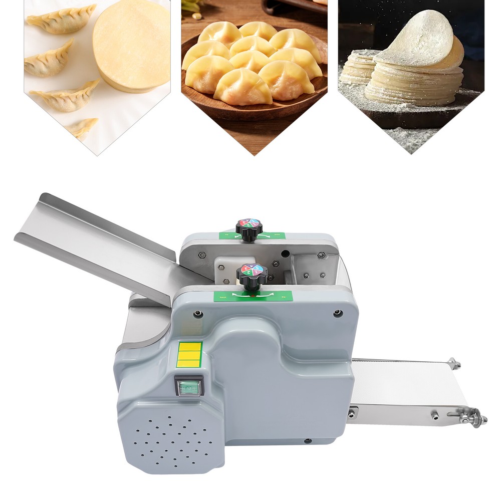 USED110V Dumpling Wrapper Maker 60 Pieces/Min SilverAutomaticDumplingSkinMachine