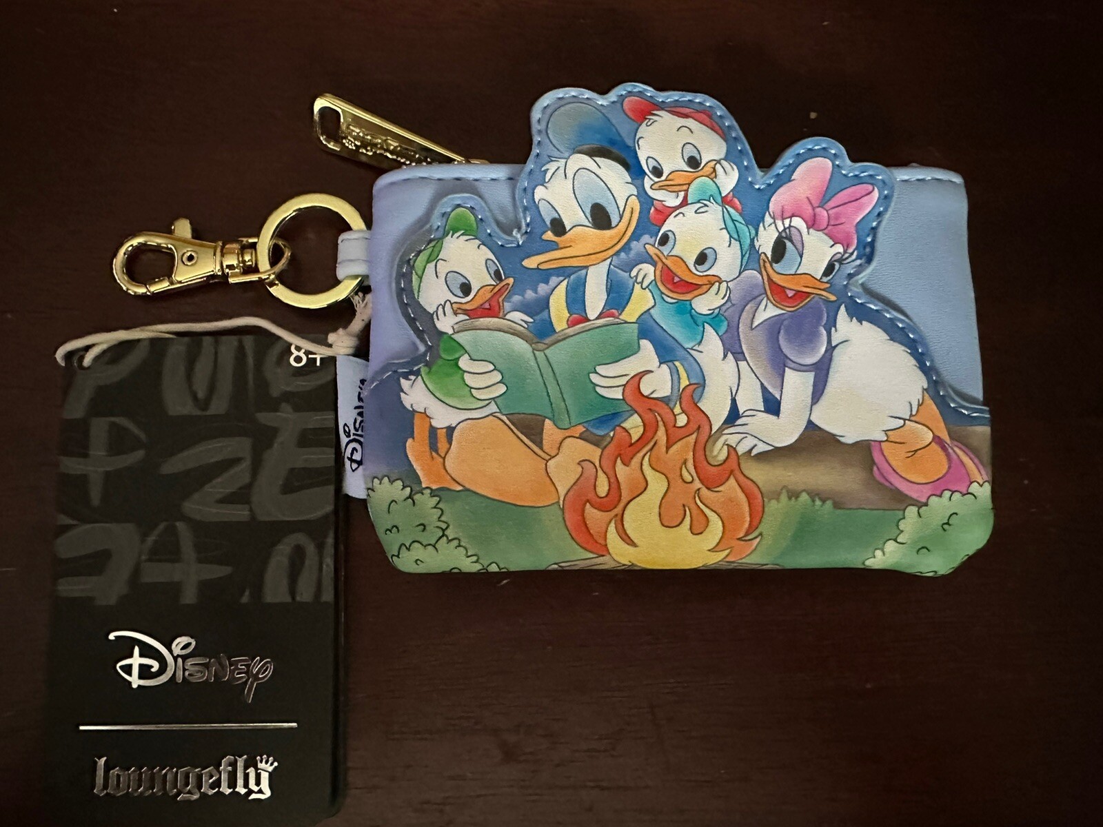 Loungefly Donald and Daisy Family Campfire Coin Purse