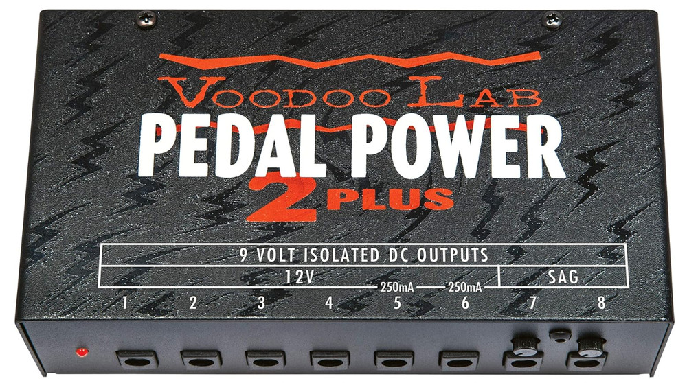 Voodoo Lab Dingbat Medium Pedalboard with Pedal Power 2 PLUS