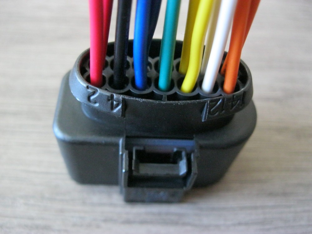 For VW AUDI Transmission Gearbox Wiring Connector Pigtail Plug Socket 4H0973717