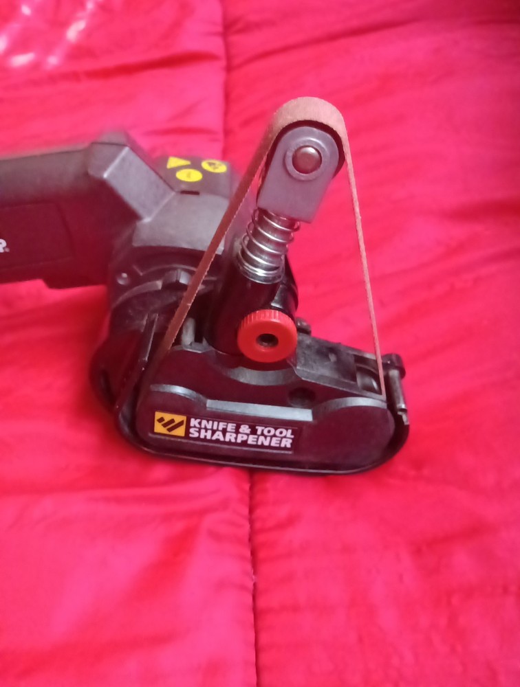 Work Sharp Knife and Tool Sharpener Model WSKTS Tested with Spare Belts