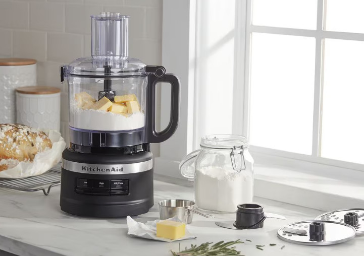 KITCHENAID 7 Cup Food Processor Plus - Black Matte