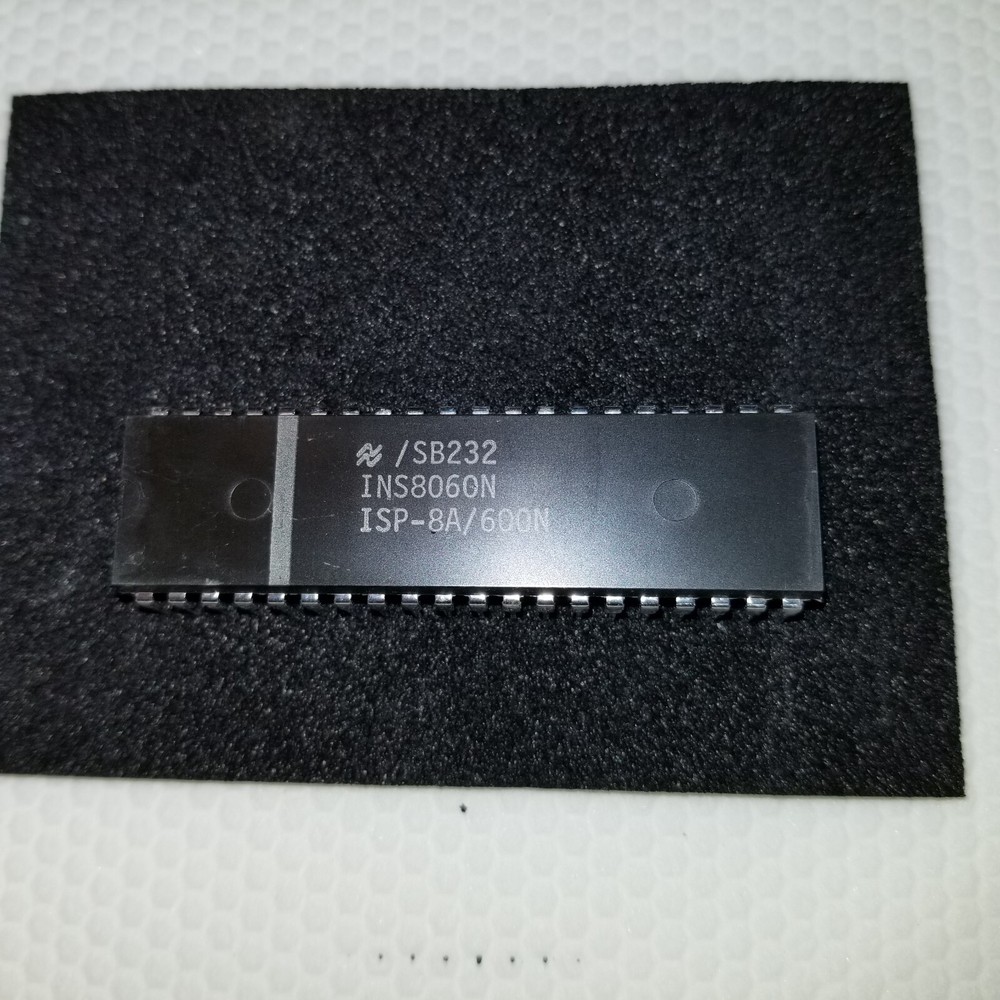 INS8060N, ISP-8A 600N, NATIONAL, IC, Microprocessor, 8 Bit, dip 40 NOS USA