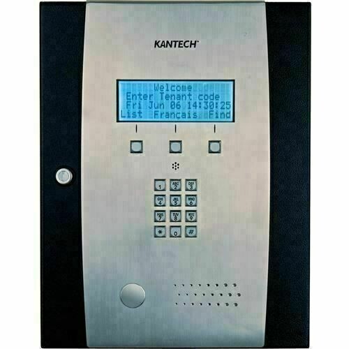 Kantech Telephone Entry System, 250 Tenants vandal-resistant LCD screen KTES-US