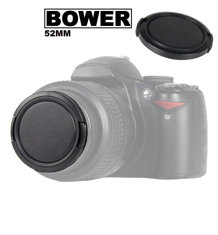 Bower (CP52) 52mm Snap-on Front Camera Lens Cap (Black)