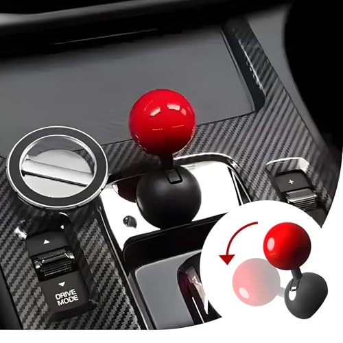 Car Push to Start Button Rocker, Car Engine Start Stop Button Joystick Red