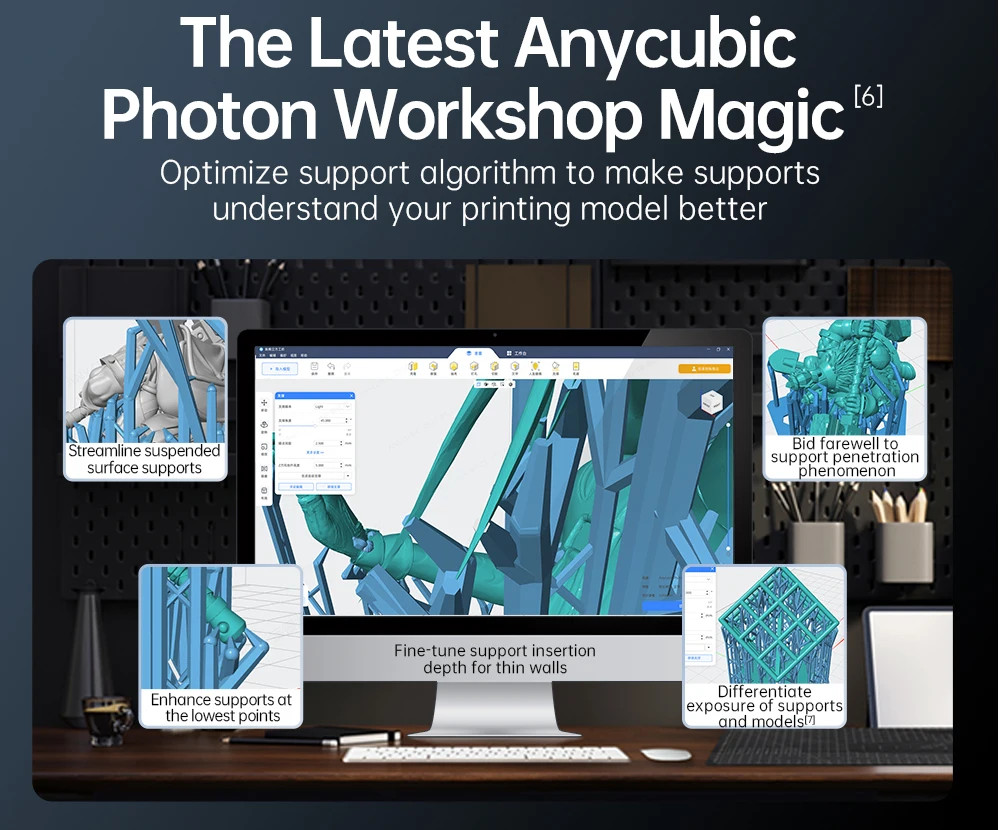ANYCUBIC Photon Mono M7 AE Version Mono MSLA 3D Printer High Speed Resin