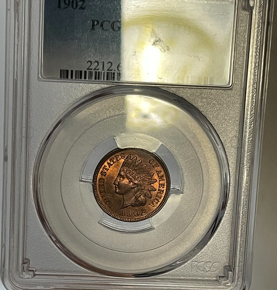 1902-P Indian Head Cent Business Strike 1C PCGS MS64RB