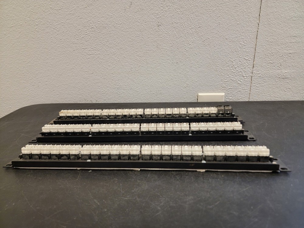 (3) Levinton Cat6A Universal Patch Panel 24-Port 10G Extreme