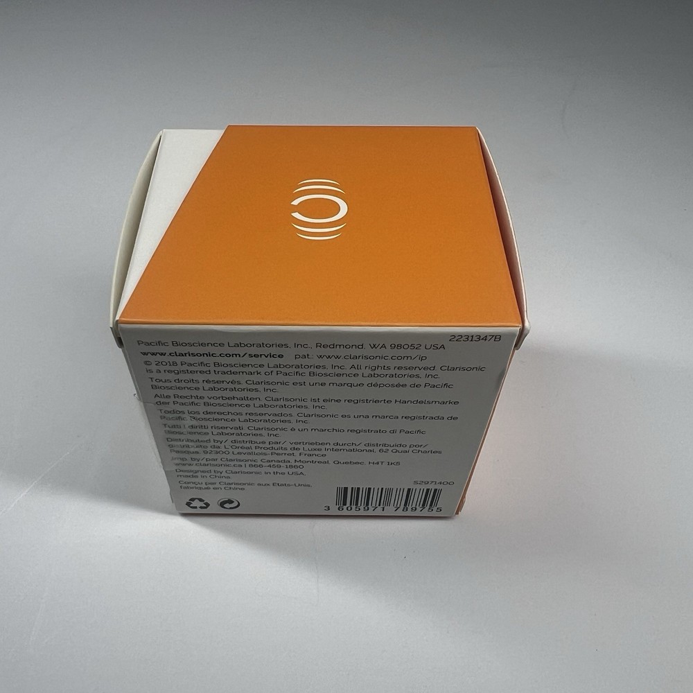 Clarisonic Sonic Exfoliator Retexture Refresh Replacement Brush Head Orange New
