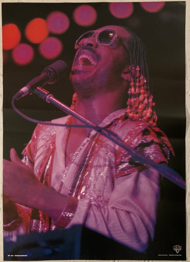 Stevie Wonder 1984 Poster Zamania Holland P