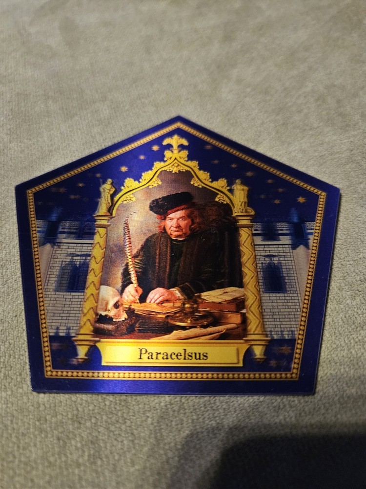 Universal Studios Harry Potter Paracelsus Wizarding World Choc Frog Card Only