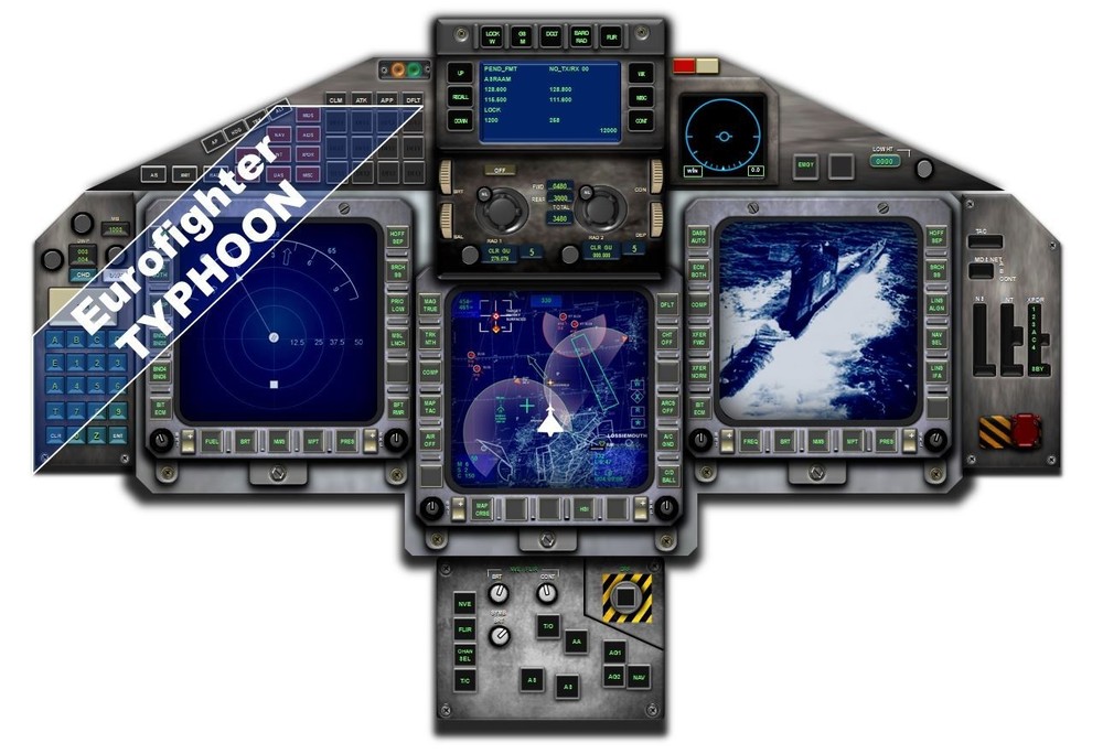 TYPHOON COCKPIT instrument panel CDkit
