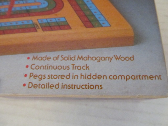 Pavilion Deluxe Mahogany Cribbage Set No. 631