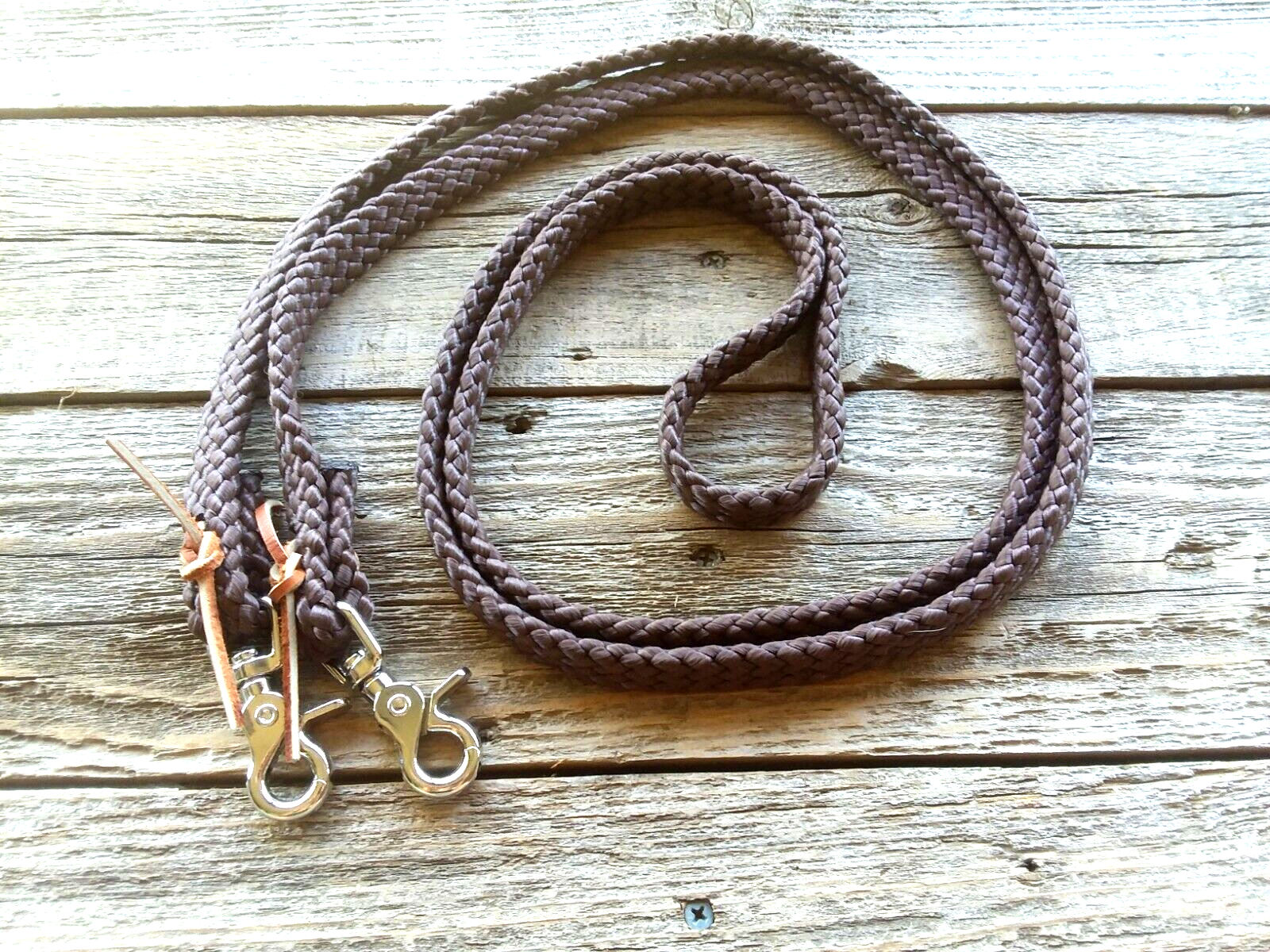 Roping/Trail Reins 3/4" X 8' Flat Braid
