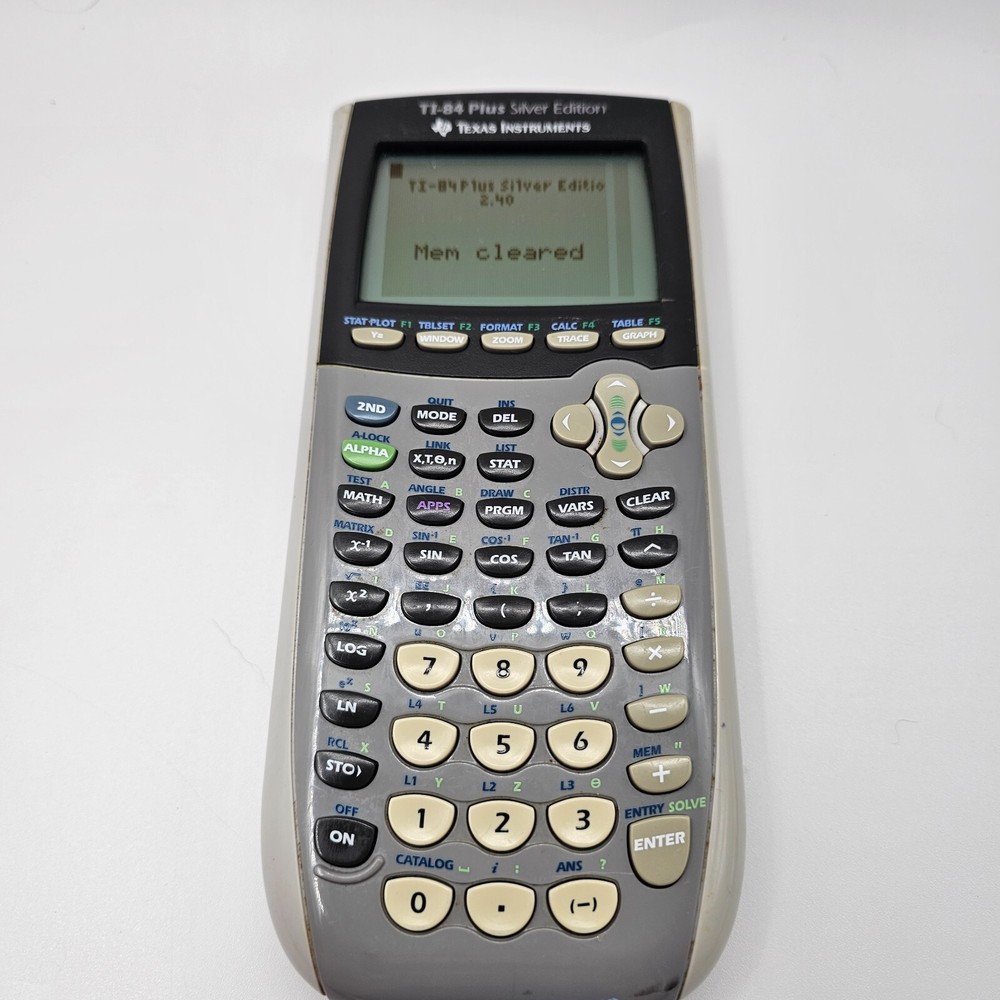 Texas Instruments TI-84 Plus Silver Edition Graphing Calculator tested