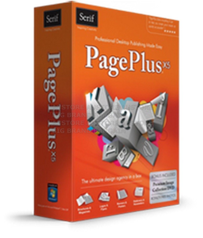 SERIF PAGE PLUS X5 DESKTOP PUBLISHING SOFTWARE NEW