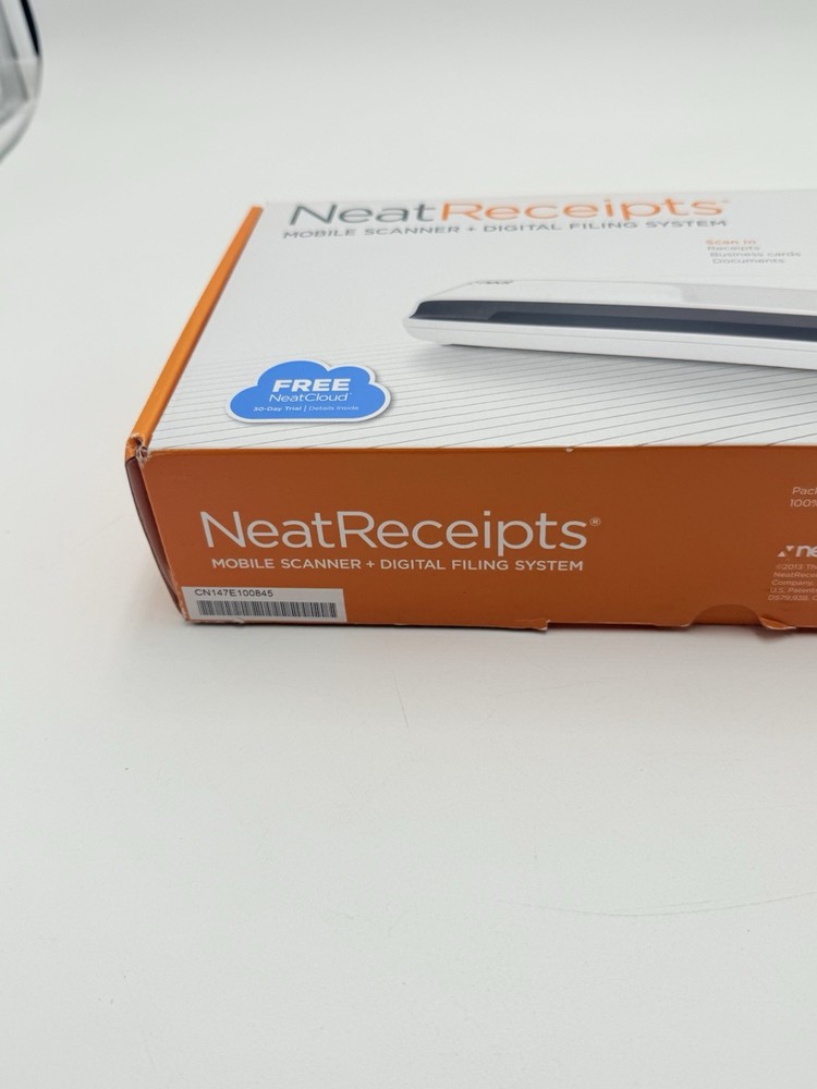 NeatReceipts Mobile Document Scanner Digital Filing System USB PC/Mac