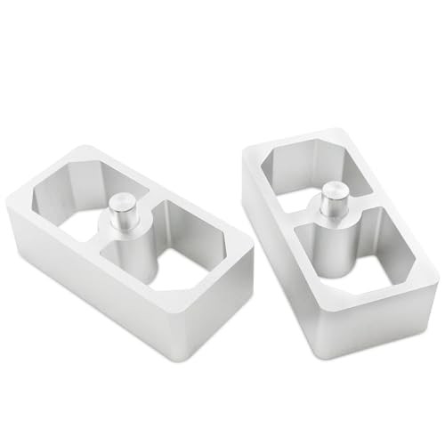 Universal Aluminum Leaf Spring Lowering Block Kit Versatile for 2 Pack 1.5 Inch