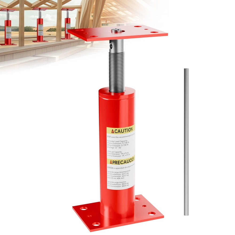 1 Pack Basement Floor Jack, Heavy Duty Adjustable Jack Post Basement Floor Ho...