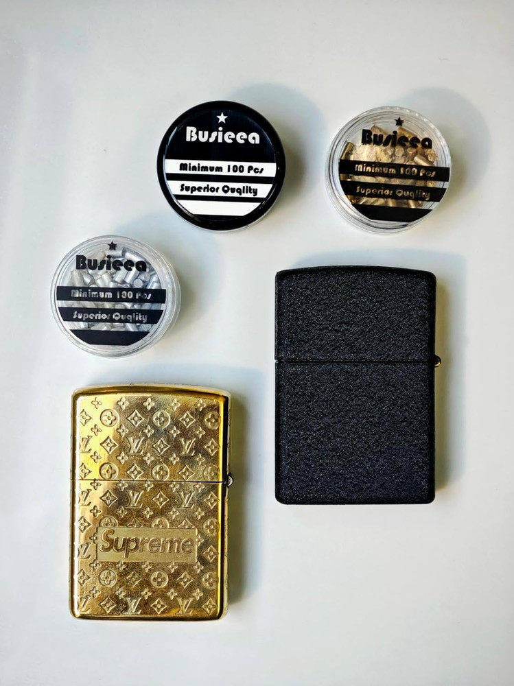 100Pc Lighter Flint Refills Replacement Flints for Zippo Clipper Lighters