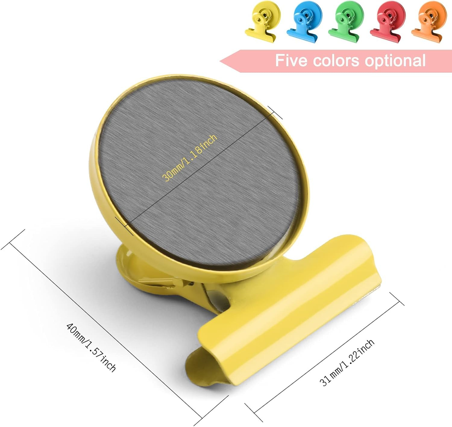 12 Pack Colorful Strong Magnetic Clips, Fridge Magnets Refrigerator Magnets, Cli