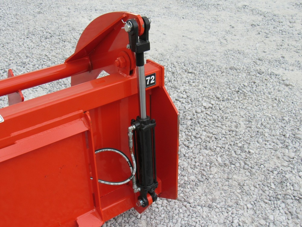 72" Brush Root Rake Clam Grapple Attachment Fits Skid Steer Tractor Quick Attach