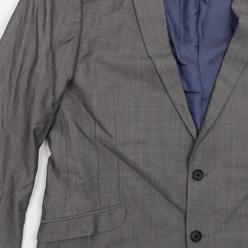 NEXT Mens Grey Wool Blend Suit Jacket Size 44