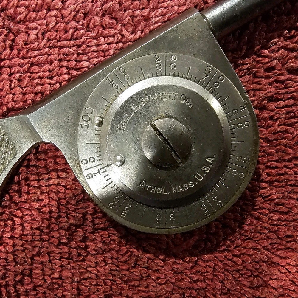 Vintage L.S. Starrett Tachometer/Speed Indicator