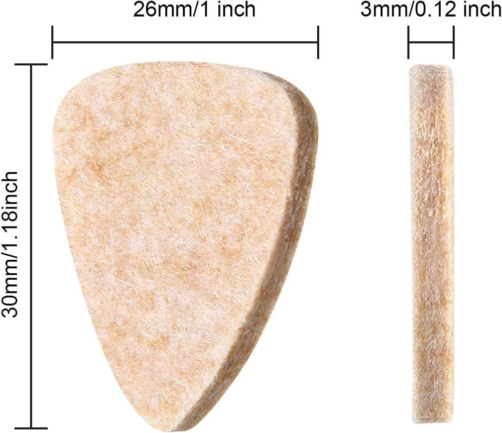 5 Sets Nylon Ukulele Strings with 10 Ukulele Felt Picks Strings Accessories K...