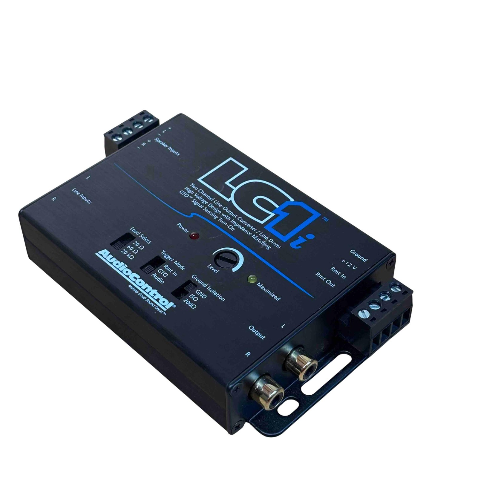 Audio Control LC1i Black 2-Channel Line-Output Converter/Line Driver